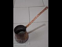 Old tinned copper cezve, coffee pot, copper, copper vessel