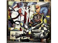 120/115 CM. UNIC TABLOU TZVETKO TZVETKOV ULEI