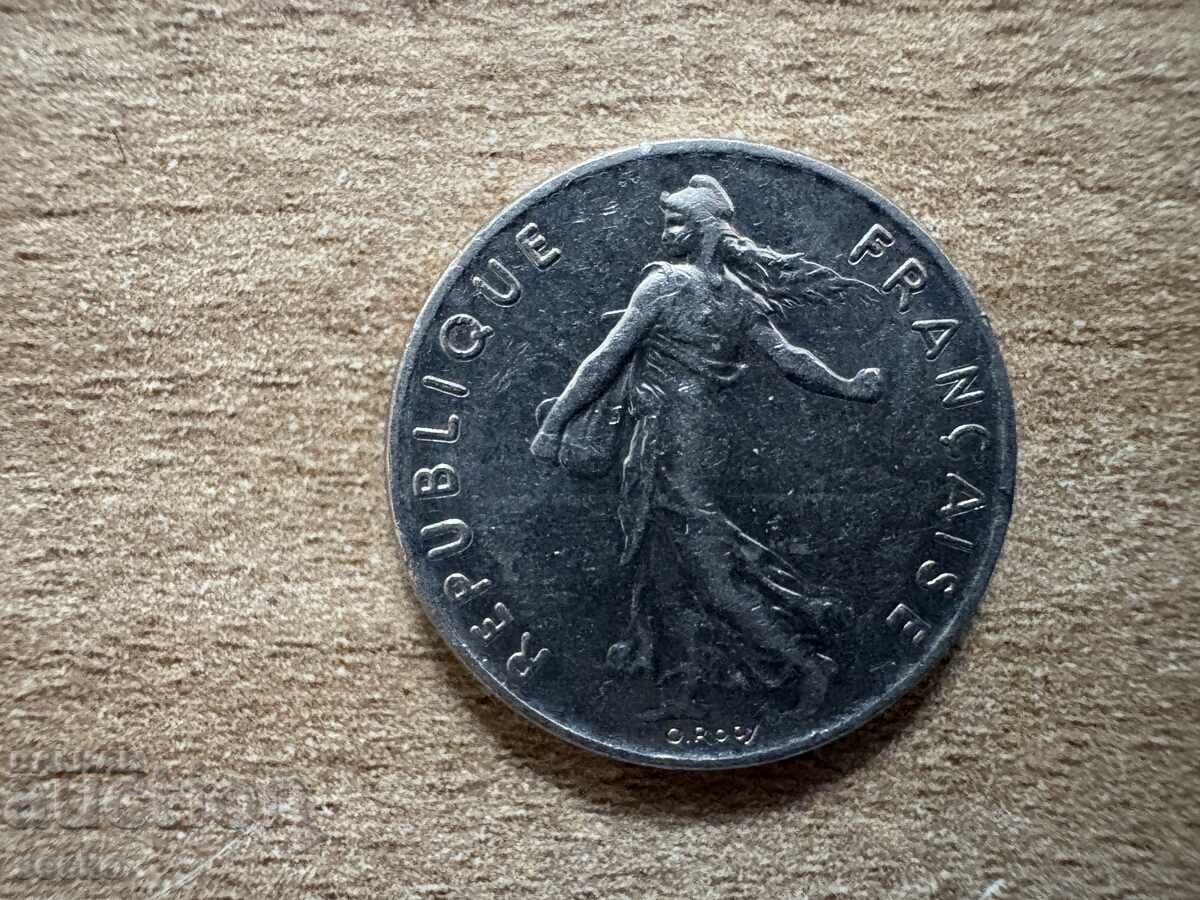 Franța - 1/2 franc (1978) cu preț 0.25 BGN | € 0.13 Franța - 1/2 franc (1978) cu preț 0.25 BGN | € 0.13