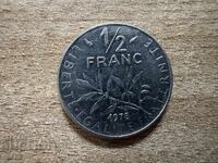 Franța - 1/2 franc (1978)