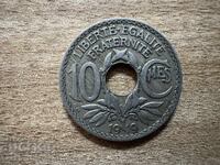 Франция - 10 сантима (1919)