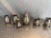 Παρτίδα κασσιτέρινων σκευών
