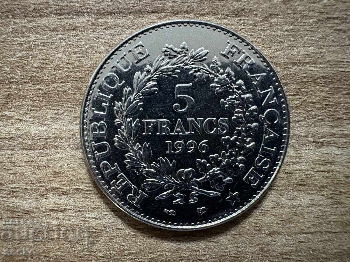 Γαλλία - 5 φράγκα (1996) - 200 χρόνια Γαλλικό δεκαδικό φράγκο Γαλλία - 5 φράγκα (1996) - 200 χρόνια Γαλλικό δεκαδικό φράγκο