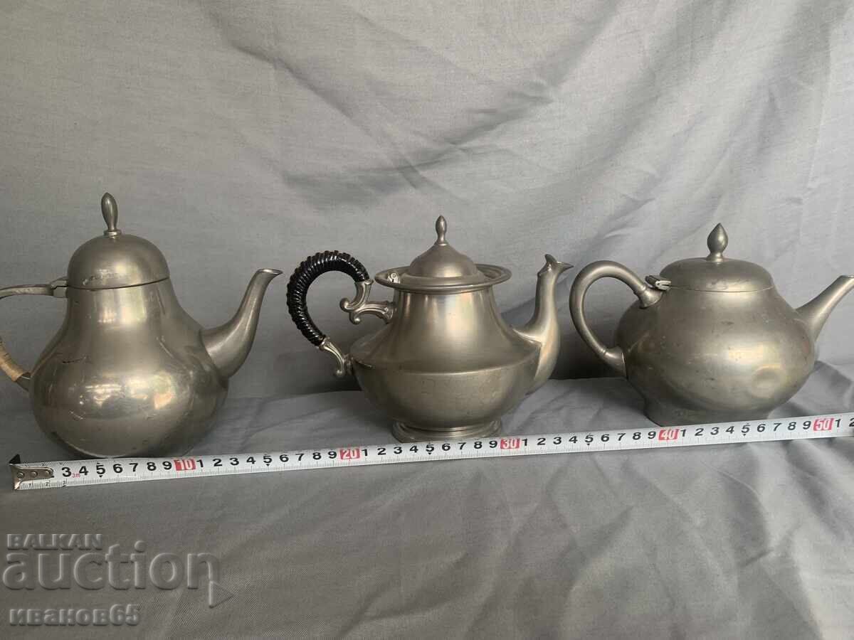 Lot of teapots with price 90.00 BGN | € 46.02