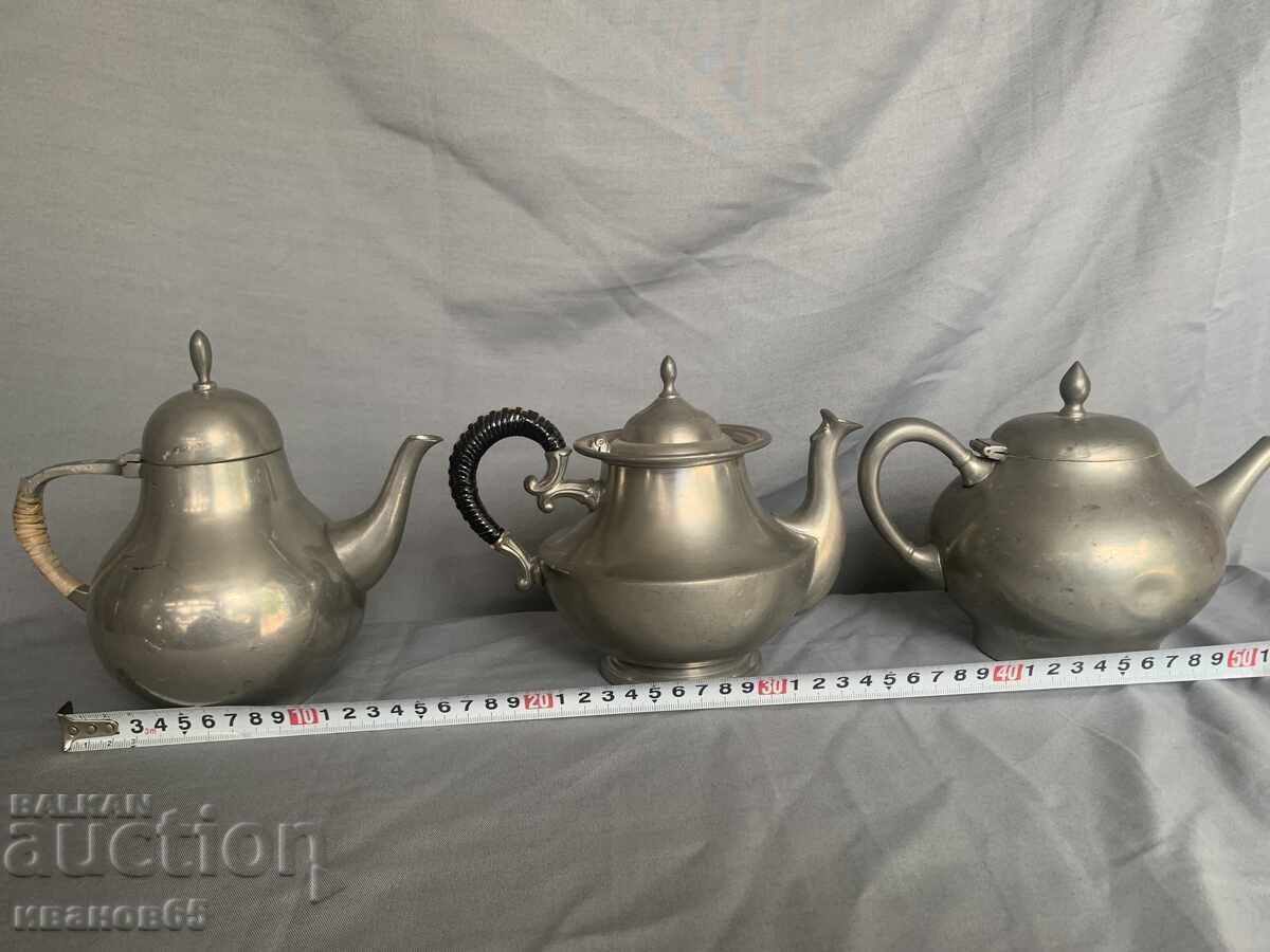 Lot of teapots