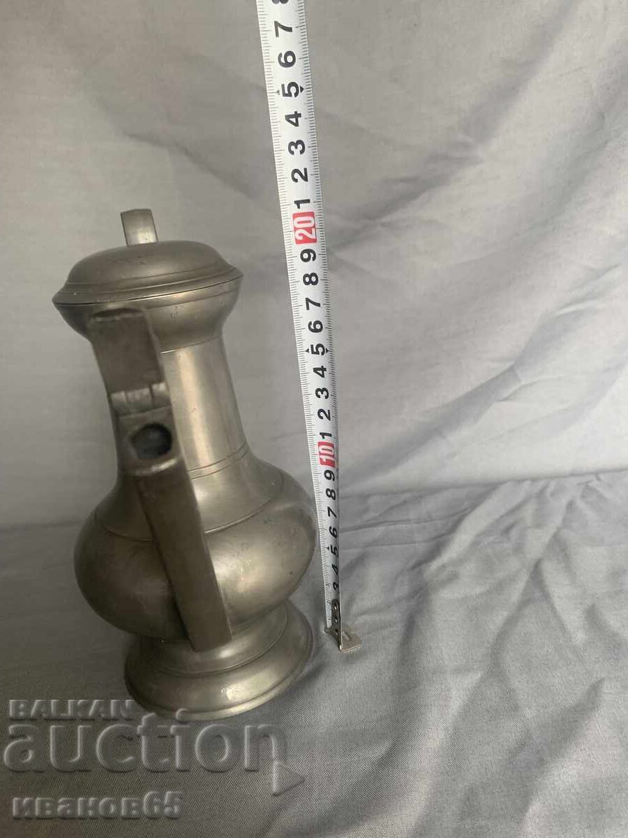 стар чайник калаен - 6