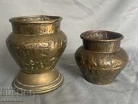 Old brass vessels
