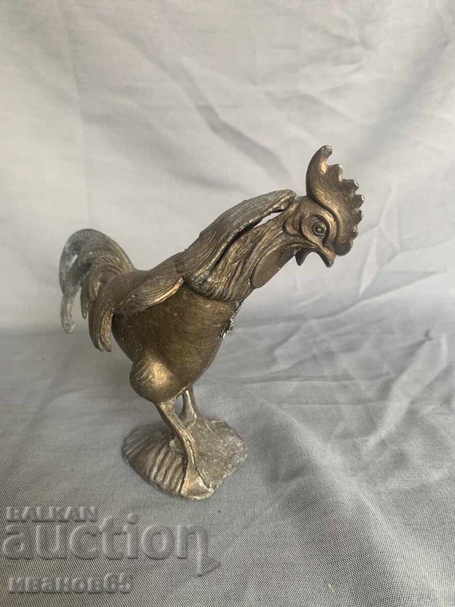 Rooster figure with box Rooster figure with box