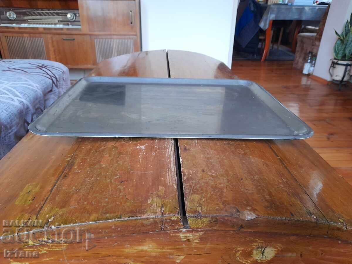 Παλιό ανοξείδωτο δίσκος, δίσκος σερβιρίσματος Παλιό ανοξείδωτο δίσκος, δίσκος σερβιρίσματος