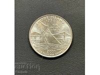 USA 25 Cent 2001 RHODE ISLAND