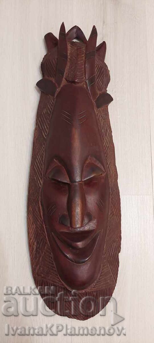 Sculptură în lemn masiv, lucrată manual pentru cunoscători, excelentă, 70cm