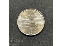 USA 25 Cent 2001 North Carolina