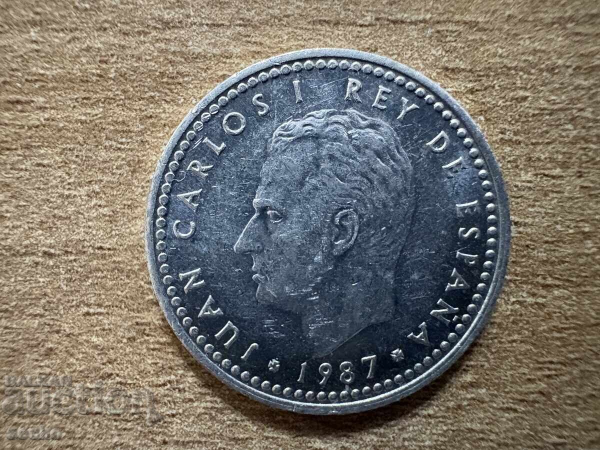 Ισπανία - 1 πεσέτα (1987) με τιμή 0.15 BGN | € 0.08