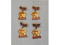 CONSTRUIM PENTRU PATRIE ECHIPA DE ȘOC INSIGNĂ LOT 4 BUCĂȚI