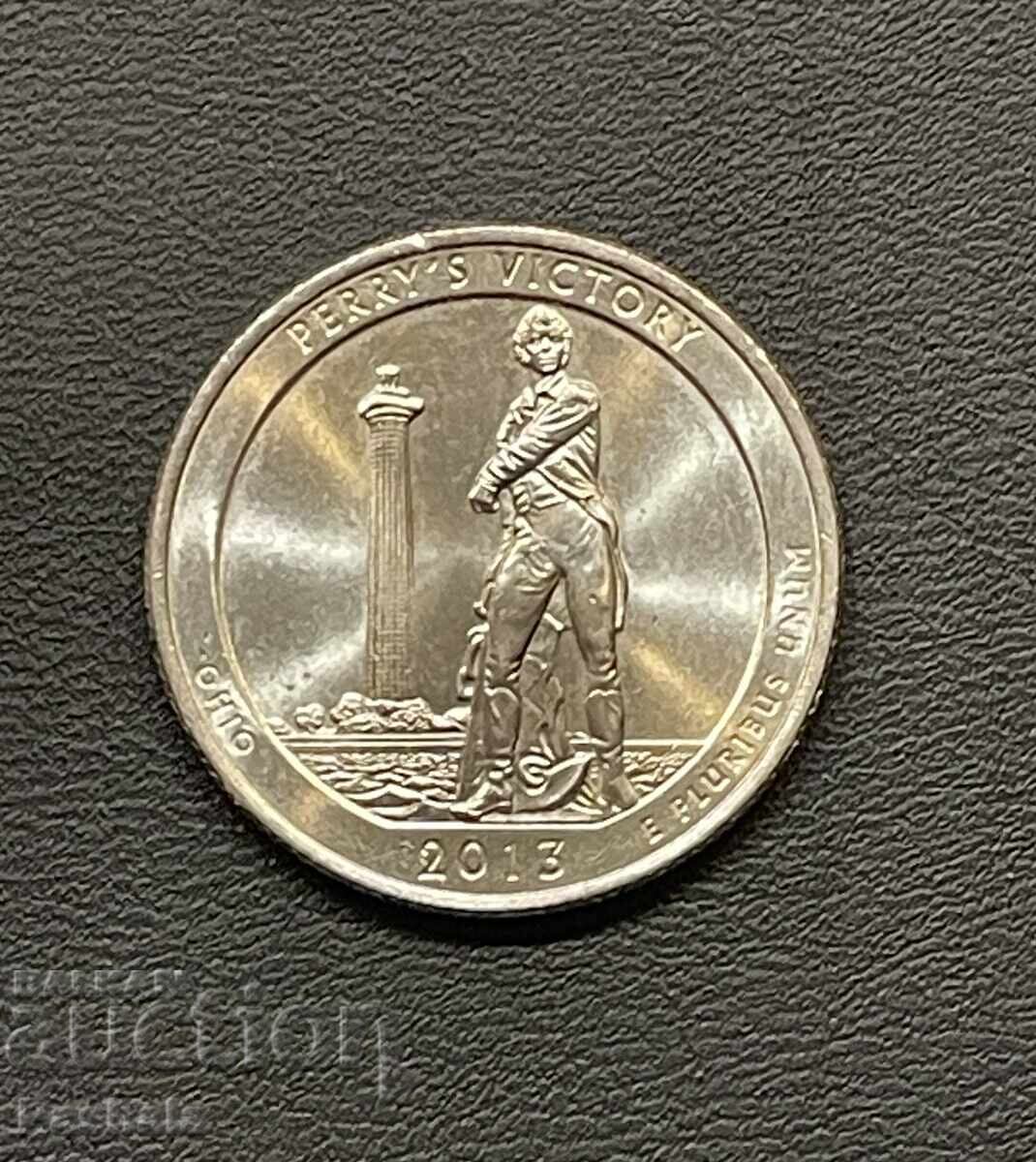 USA 25 Cent 2013 PERRY'S VICTORY USA 25 Cent 2013 PERRY'S VICTORY