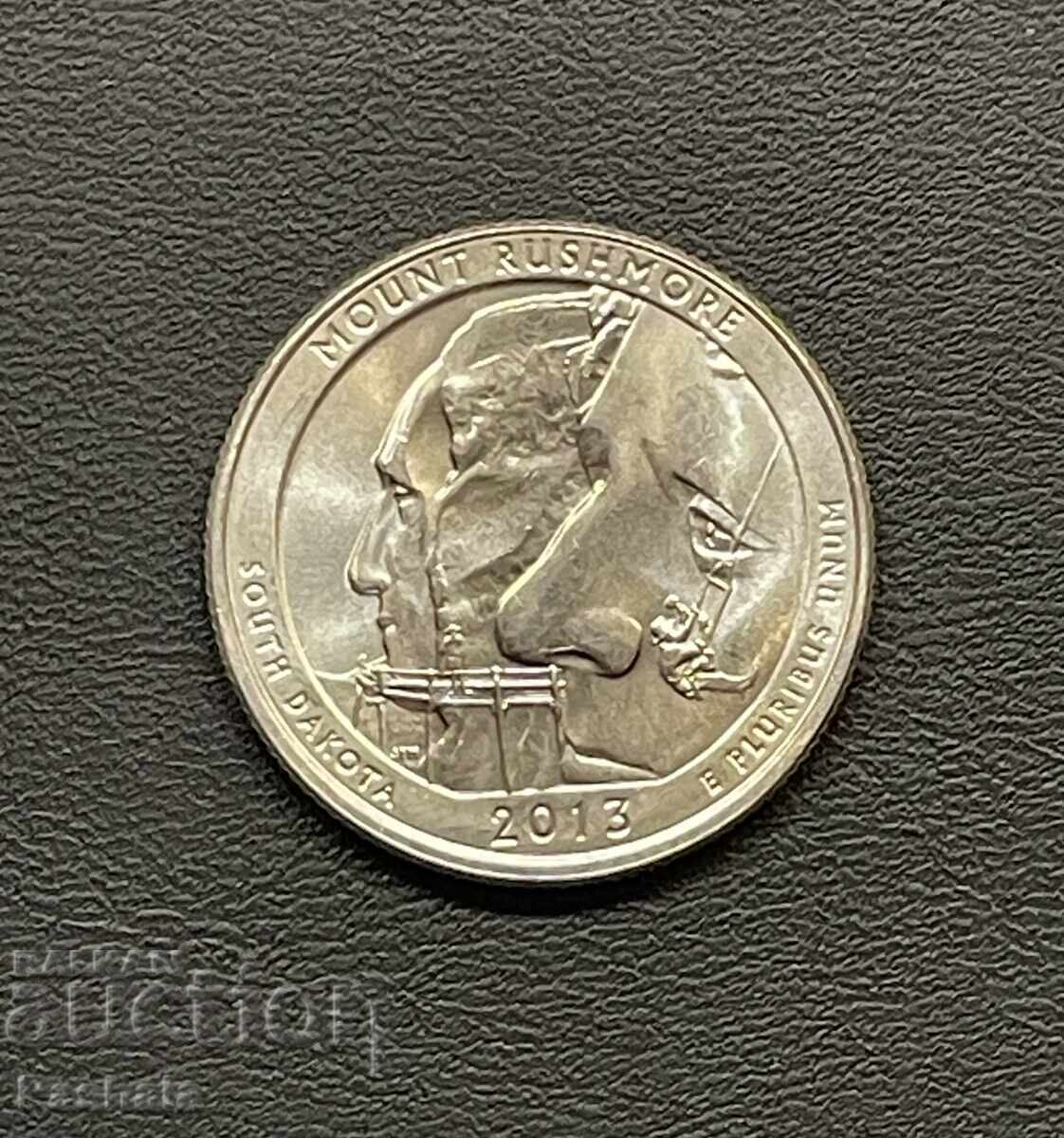 USA 25 Cent 2013 MOUNT RUSHMORE