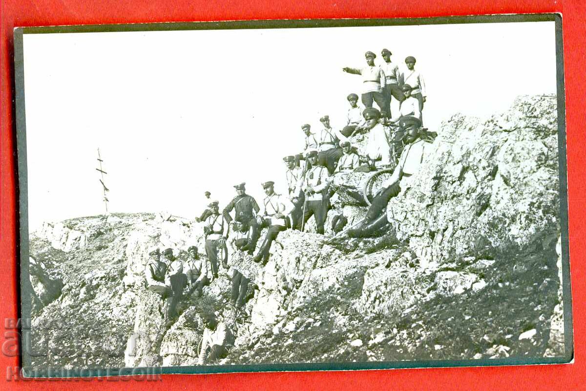 ЦАРСТВО БЪЛГАРИЯ СНИМКА БЪЛГАРСКИ ВОЙНИК ВОЙНИЦИ ОФИЦЕР