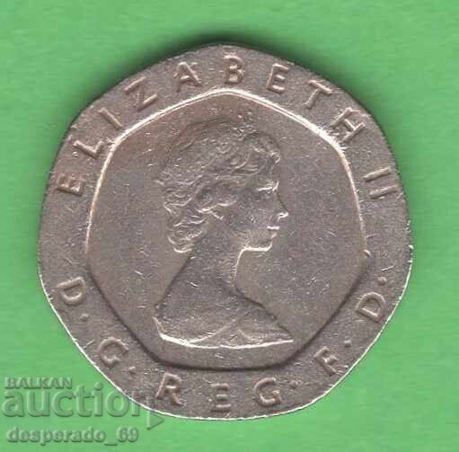 (¯`'•.¸ 20 Pence 1983 GREAT BRITAIN ¸.•'´¯) with price € 0.50 | 0.98 BGN (¯`'•.¸ 20 Pence 1983 GREAT BRITAIN ¸.•'´¯) with price € 0.50 | 0.98 BGN