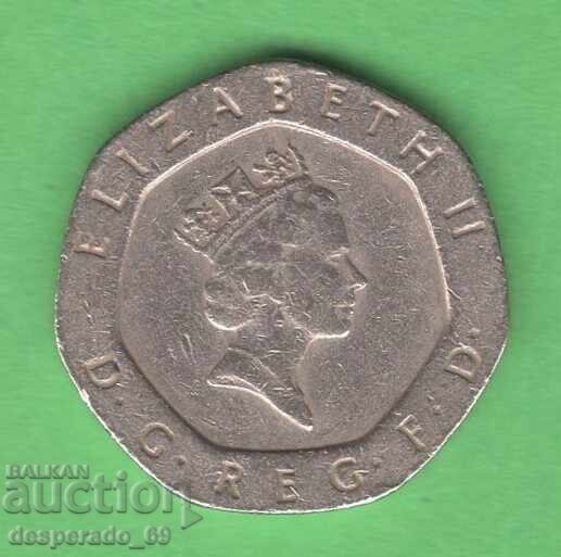 (¯`'•.¸ 20 pence 1989 MAREA BRITANIE ¸.•'´¯) cu preț € 0.50 | 0.98 BGN (¯`'•.¸ 20 pence 1989 MAREA BRITANIE ¸.•'´¯) cu preț € 0.50 | 0.98 BGN