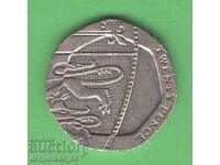 (¯`'•.¸   20 пенса 2008  ВЕЛИКОБРИТАНИЯ   ¸.•'´¯)