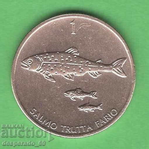 (¯`'•.¸ 1 tolar 1993 SLOVENIA ¸.•'´¯) (¯`'•.¸ 1 tolar 1993 SLOVENIA ¸.•'´¯)