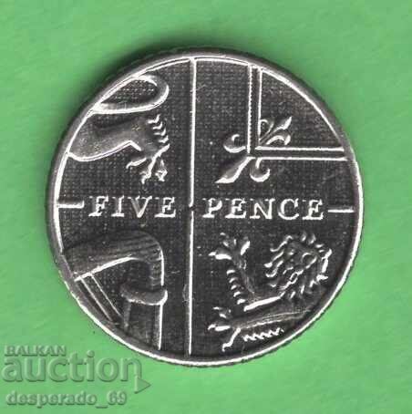 (¯`'•.¸ 5 Pence 2014 GREAT BRITAIN ¸.•'´¯) (¯`'•.¸ 5 Pence 2014 GREAT BRITAIN ¸.•'´¯)