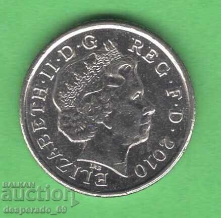 (¯`'•.¸ 5 πένες 2010 ΗΝΩΜΕΝΟ ΒΑΣΙΛΕΙΟ ¸.•'´¯) με τιμή 0.50 BGN | € 0.26