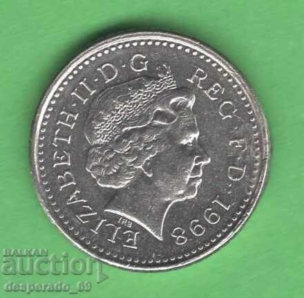 (¯`'•.¸ 5 pence 1998 MAREA BRITANIE ¸.•'´¯) cu preț 0.50 BGN | € 0.26