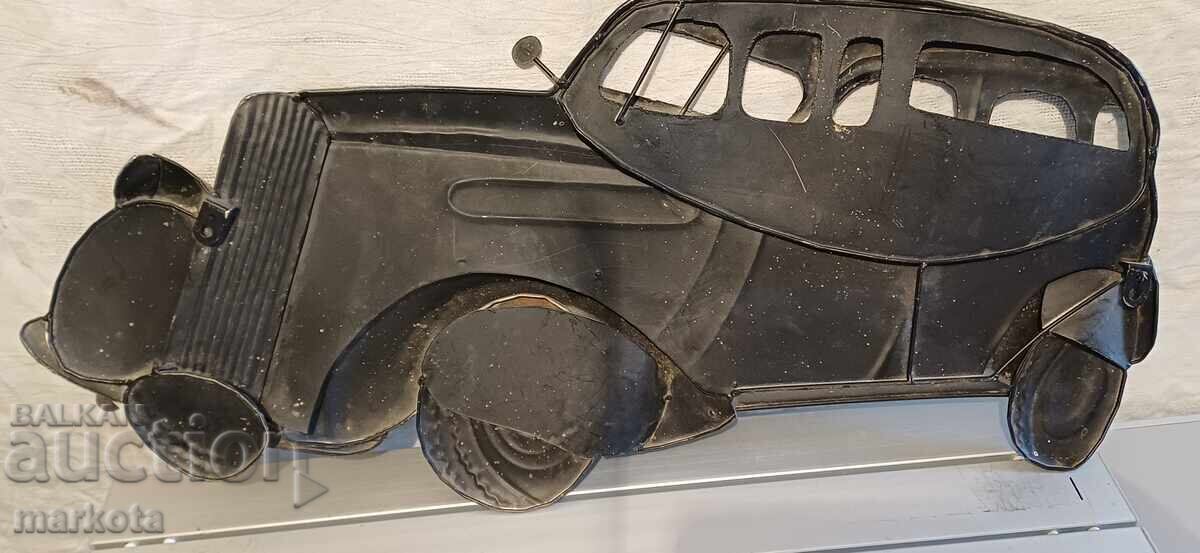 Old metal 3D sign with price 100.00 BGN | € 51.13