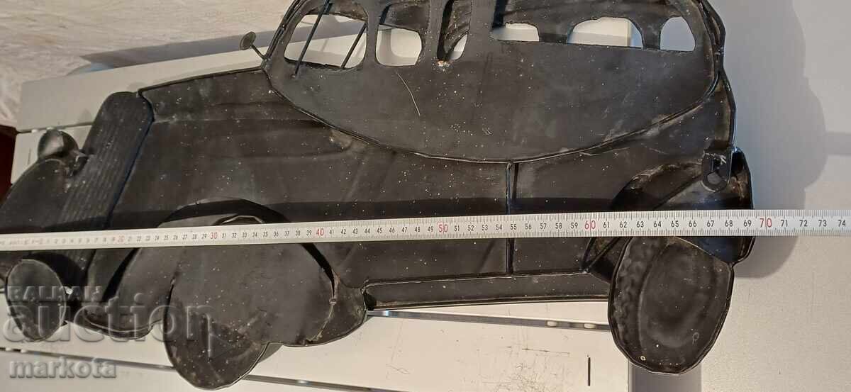 Auction  Old metal 3D sign