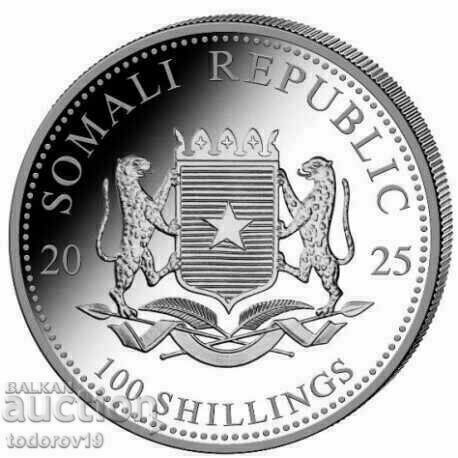 NEW! Silver 1 oz Somali Elephant 2025 with price 123.99 BGN | € 63.40 NEW! Silver 1 oz Somali Elephant 2025 with price 123.99 BGN | € 63.40