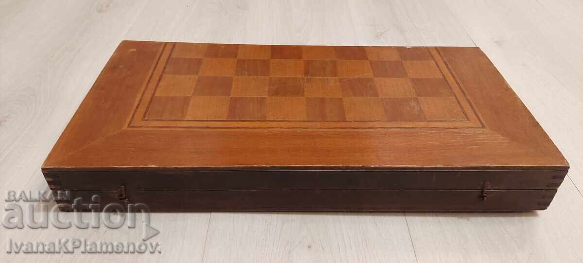 Σκάκι και τάβλι μεγάλο ρετρό 48εκ 48εκ - 7