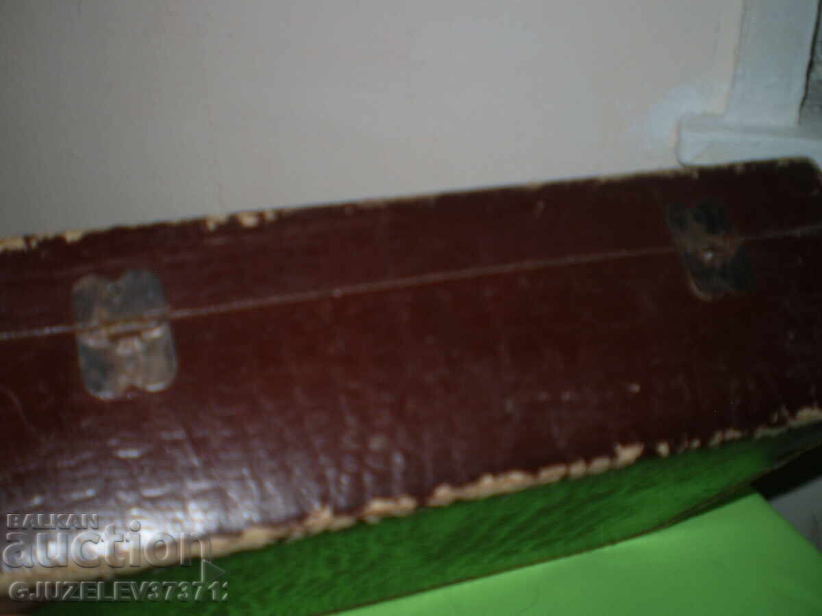 Old, small cardboard suitcase with price 85.00 BGN | € 43.46