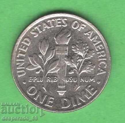 (¯`'•.¸ 10 cenți 2004 (D) SUA ¸.•'´¯) cu preț 0.50 BGN | € 0.26