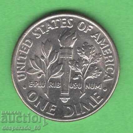 (¯`'•.¸ 10 cents 2004 (P) USA ¸.•'´¯) με τιμή 0.50 BGN | € 0.26