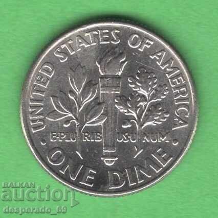 (¯`'•.¸ 10 cents 2005 (P) USA ¸.•'´¯) με τιμή 0.50 BGN | € 0.26