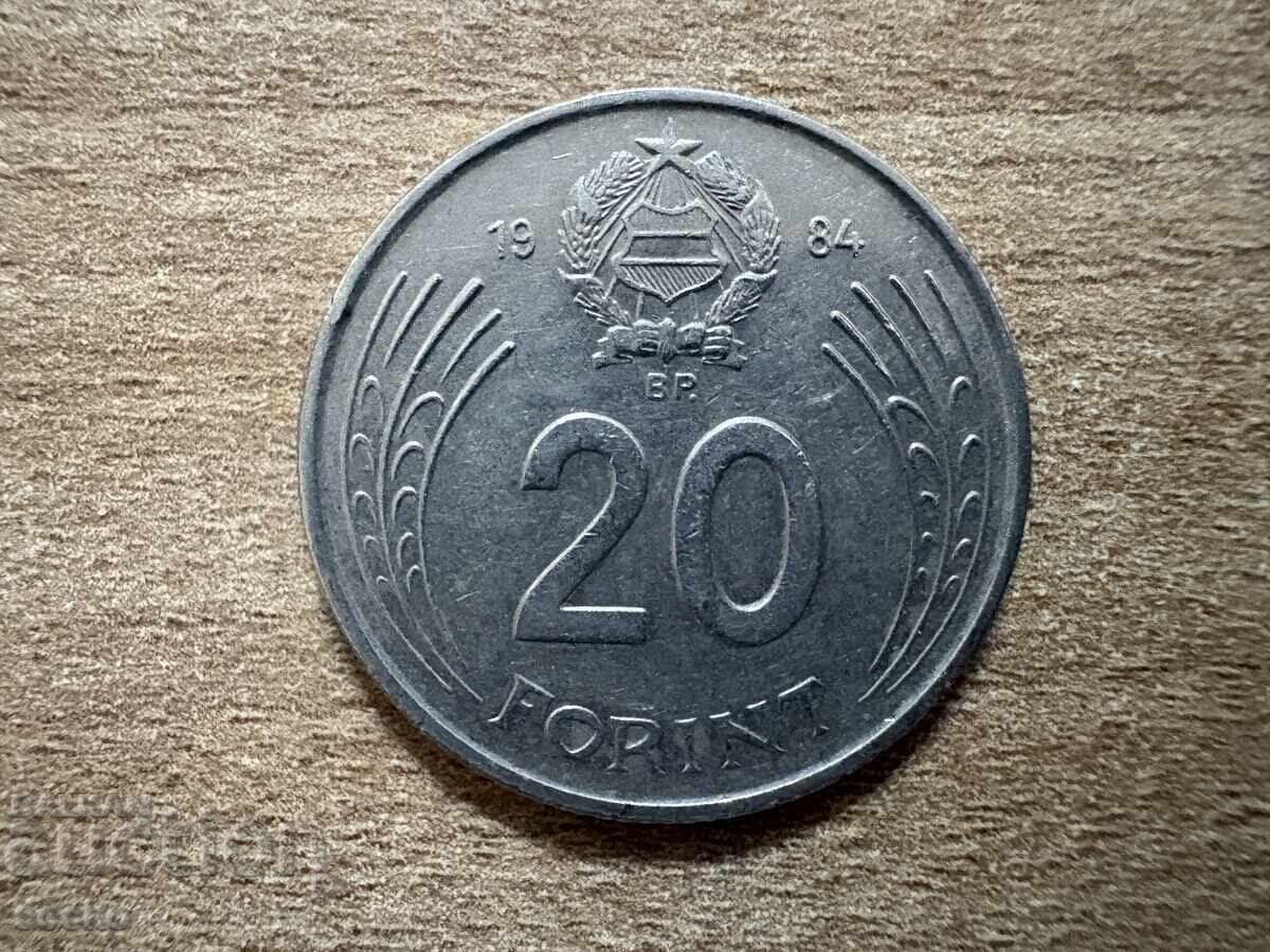 Ungaria - 20 forinți (1984)