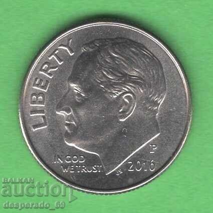 (¯`'•.¸ 10 cents 2016 (P) USA ¸.•'´¯)