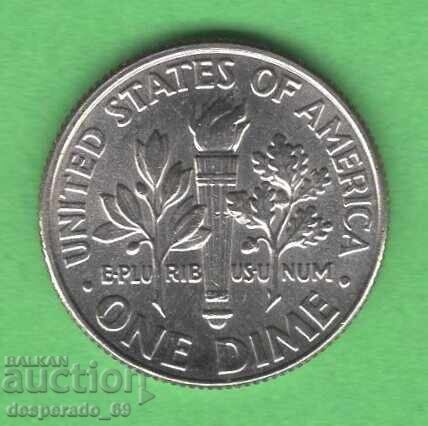 (¯`'•.¸ 10 σεντ 2019 (P) ΗΠΑ ¸.•'´¯) με τιμή € 0.30 | 0.59 BGN