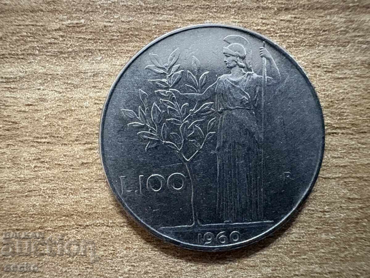 Италия - 100 лири (1960)