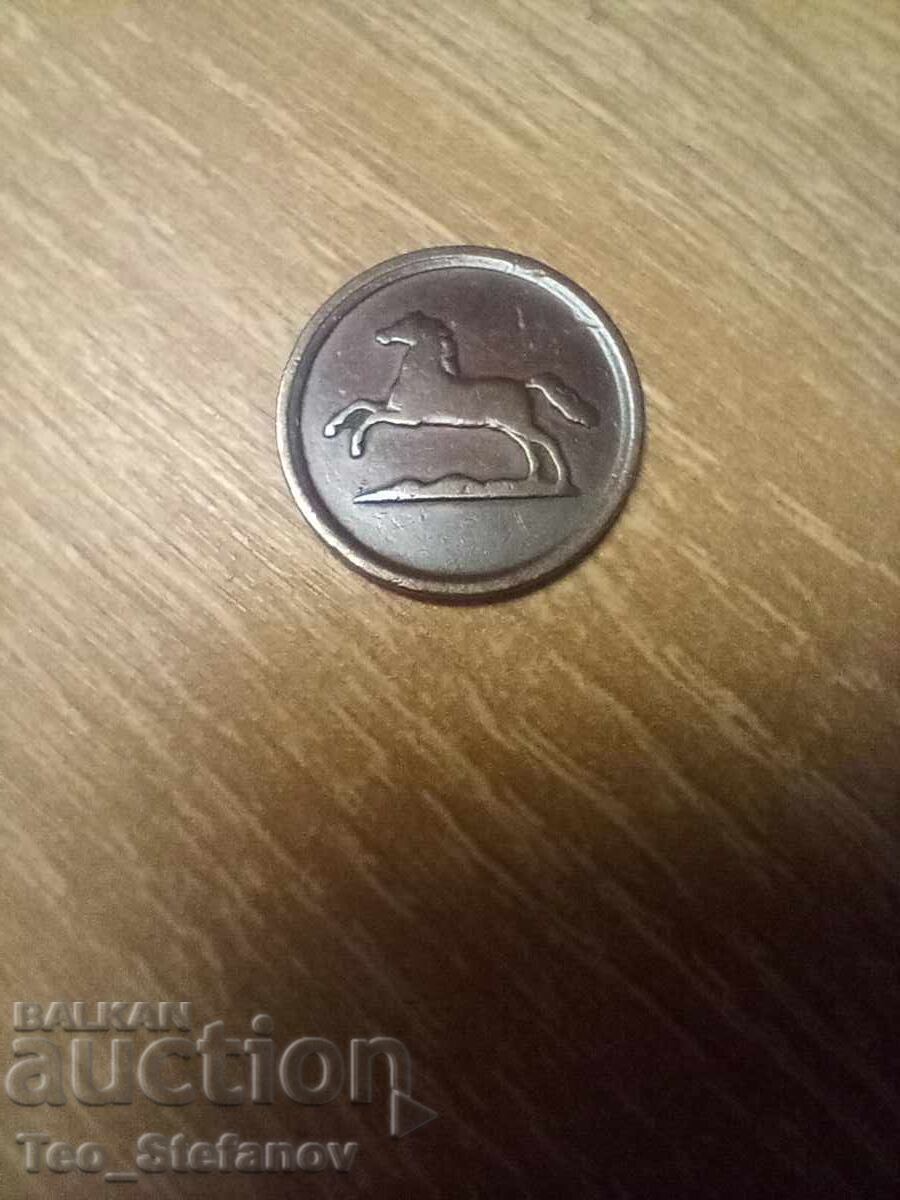 Auction 1 Pfennig 1856 Germany Rare Auction 1 Pfennig 1856 Germany Rare