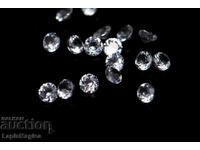 Topaz alb 2.2mm tăietură rotundă - preț pentru 1 buc