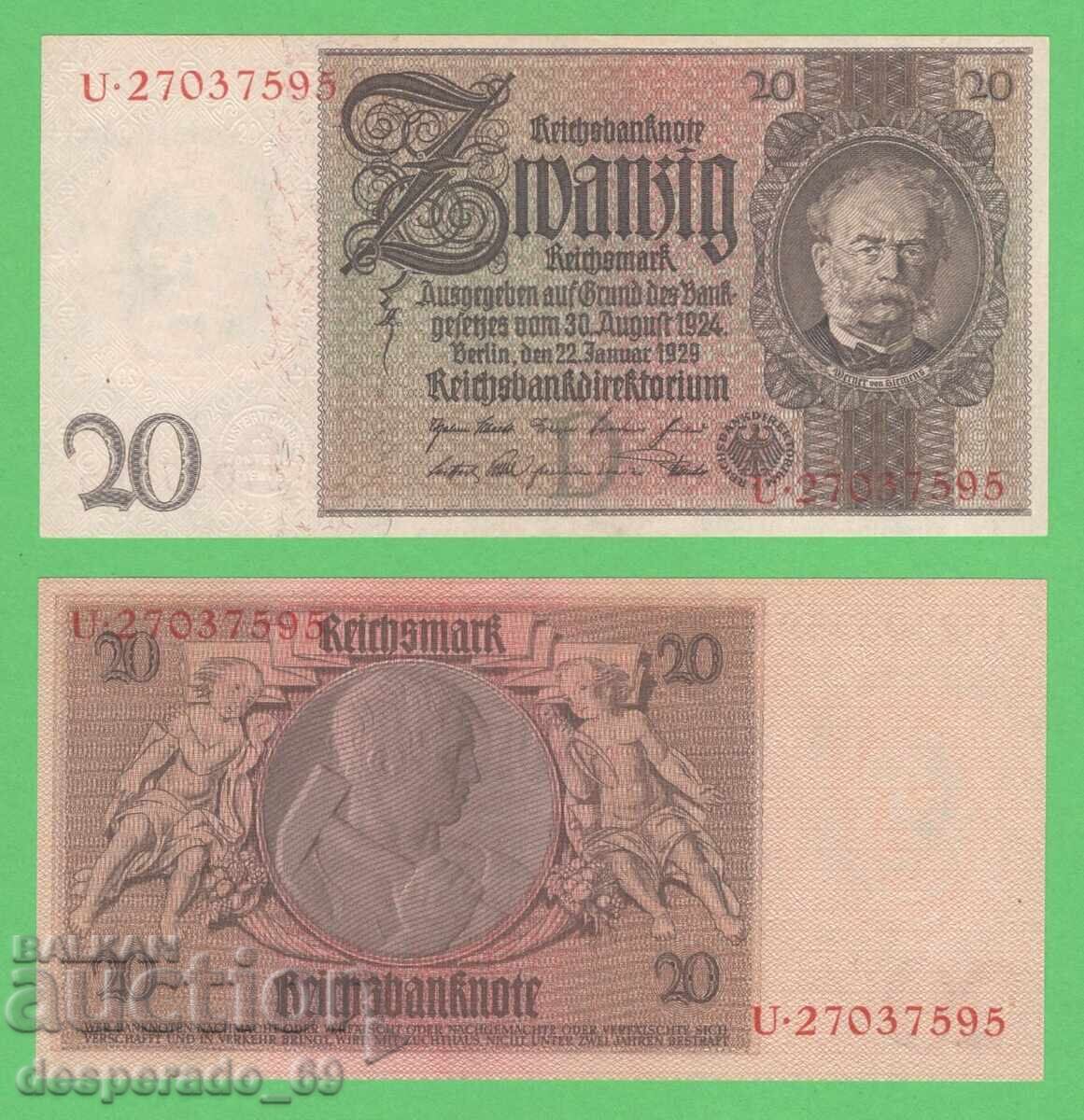 (¯`'•.¸GERMANIA 20 de mărci 1929¸.•'´¯) (¯`'•.¸GERMANIA 20 de mărci 1929¸.•'´¯)