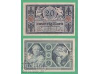(¯`'•.¸ΓΕΡΜΑΝΙΑ 20 μάρκα 1915 aUNC¸.•'´¯)