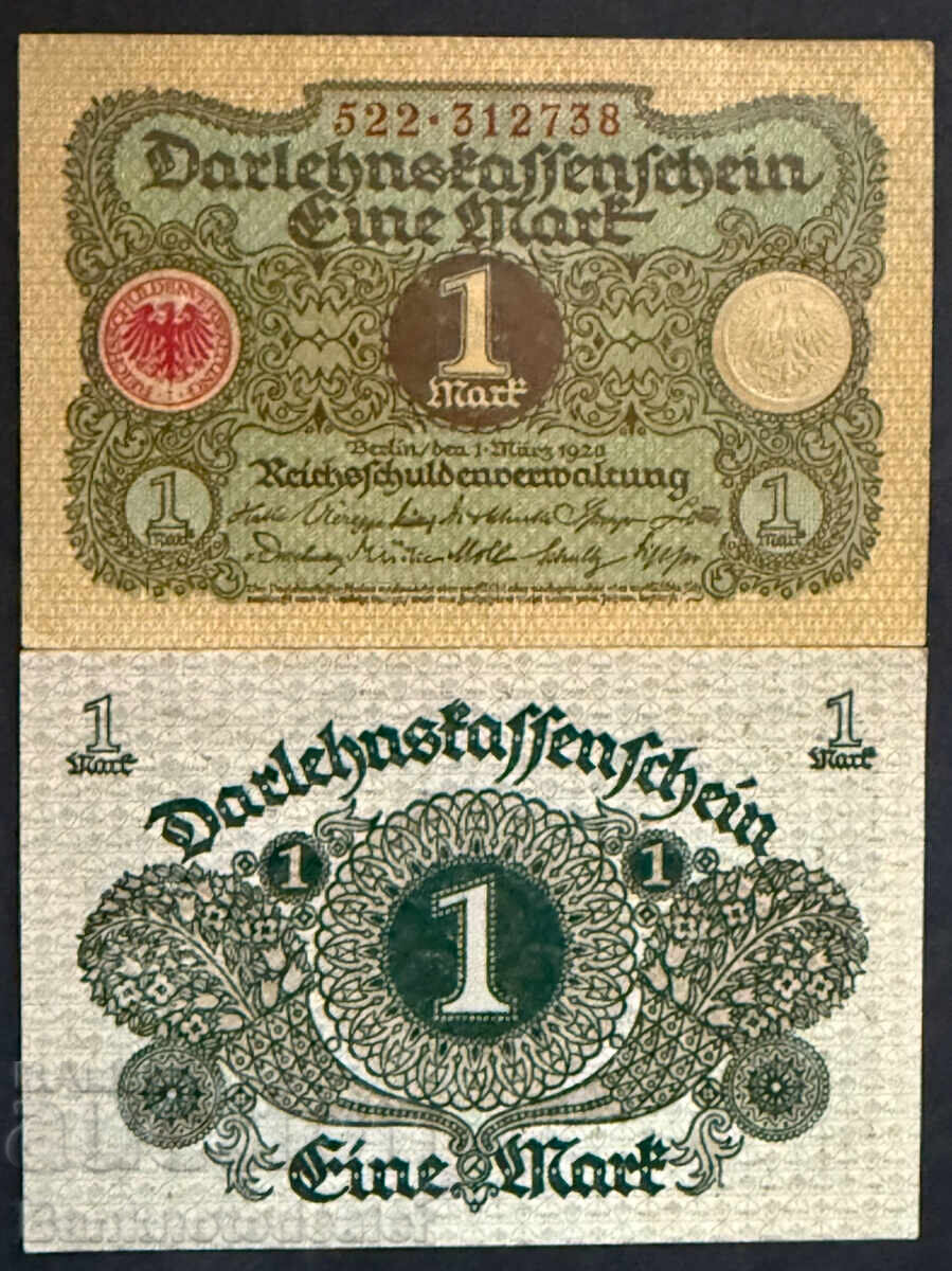Germany 1 Mark 1920 Pick 58 Uncirculated Ref 2738