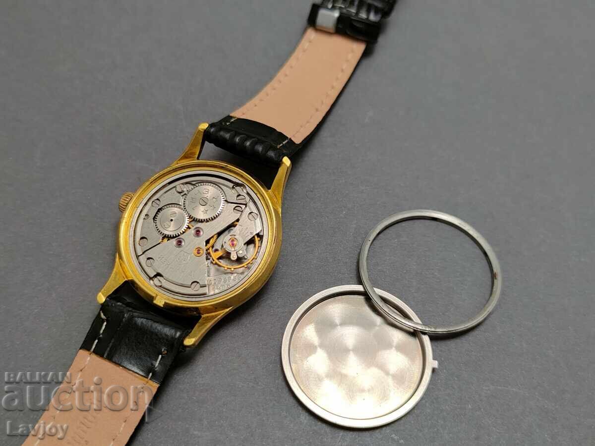 Ρολόι χειρός Poljot Poljot επιχρυσωμένο - 6