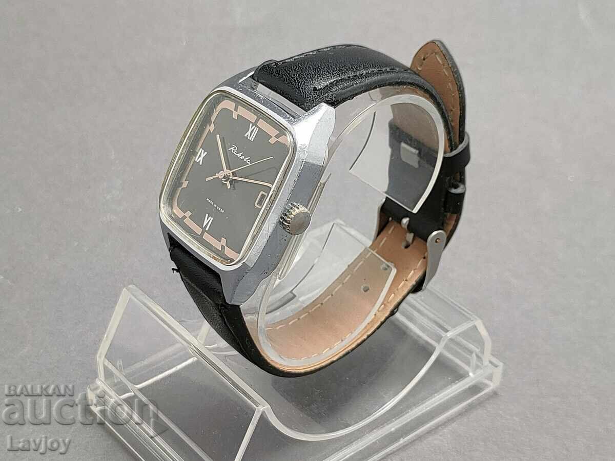 Auction Raketa Hand Watch, Black Dial Auction Raketa Hand Watch, Black Dial