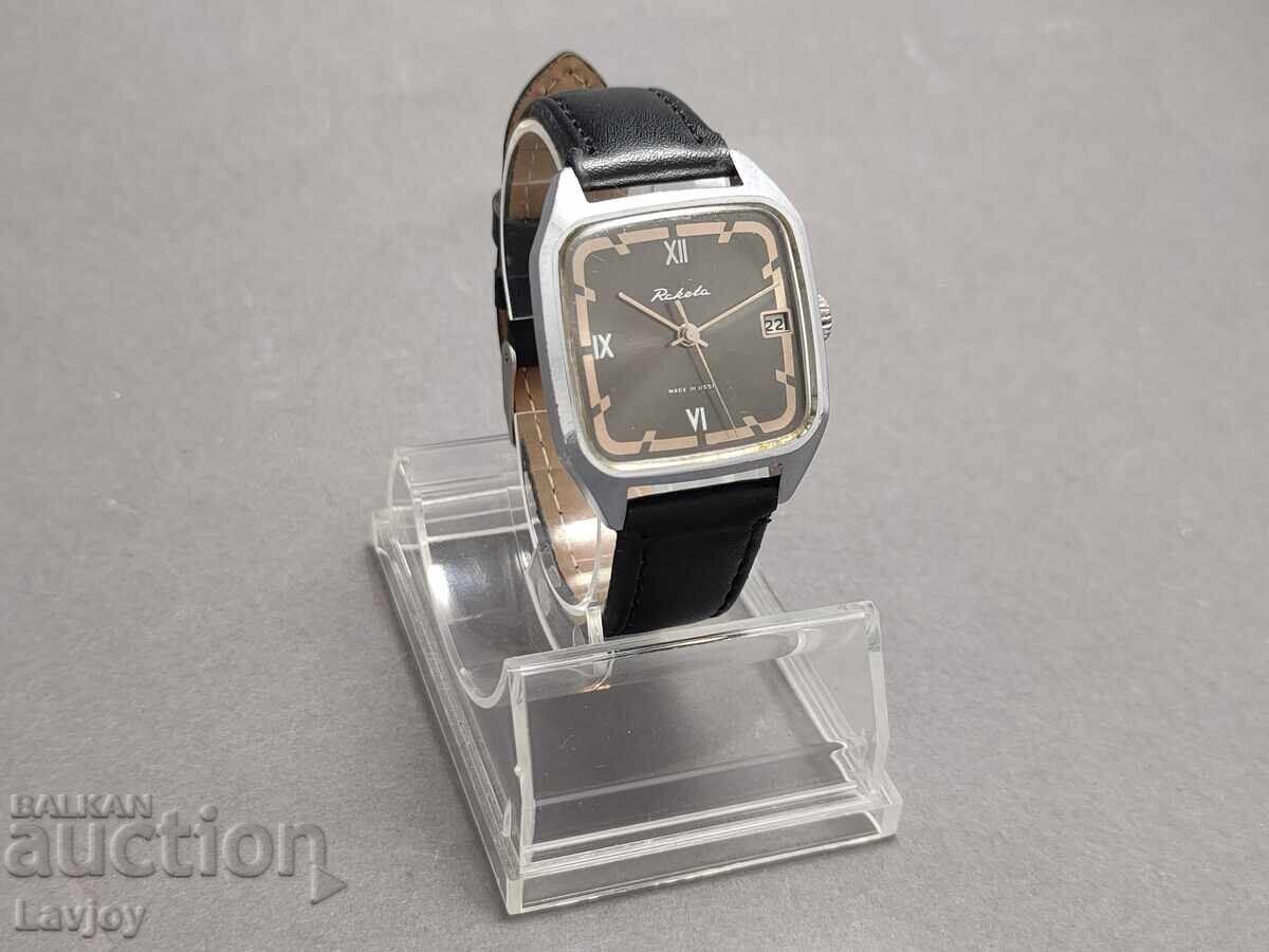 Raketa Hand Watch, Black Dial Raketa Hand Watch, Black Dial