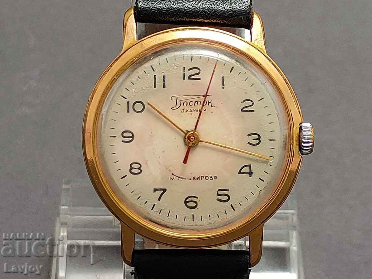 Vostok 1 MCHZ im. Kirova Gold-plated Wristwatch with price 90.00 BGN | € 46.02