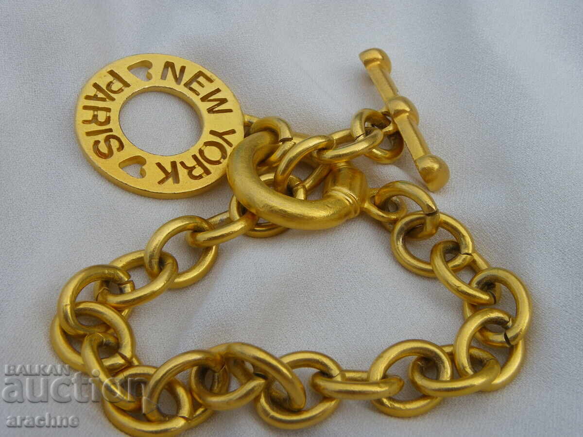 Gold-plated silver bracelet - 5